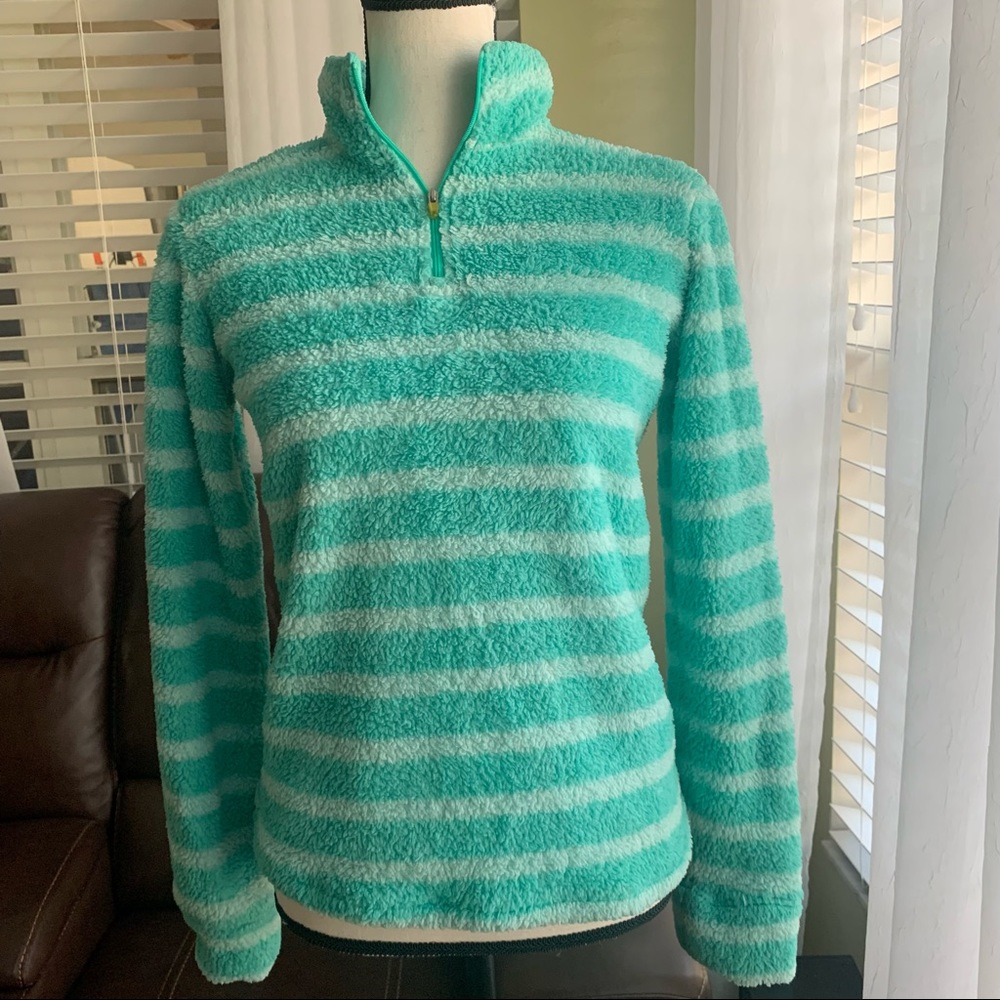 Champion Green Stripe Sweater junior Extra Large